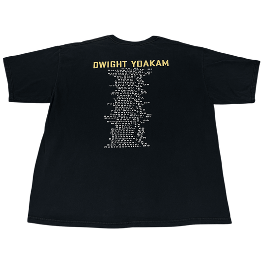 Vintage 2003 Dwight Yoakam Population Me Country Music T-Shirt - Used