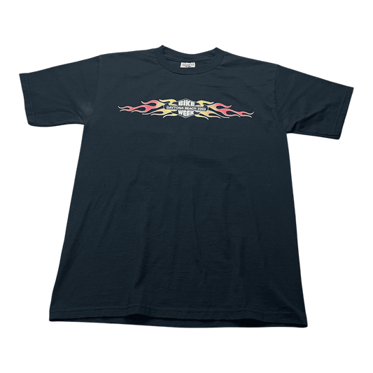 Vintage Bike Week 2002 Flame Daytona Beach T-Shirt - Used/Worn