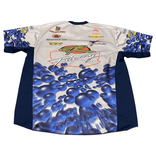 Vintage Athletic Works Abstract Racing BMX Jersey - Used