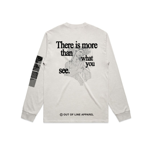 "There is More" V2 Faded Bone LS Tee
