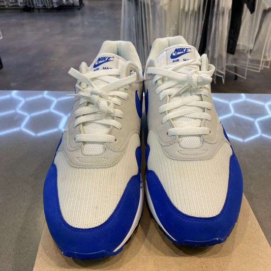 Nike Air Max 1 Anniversary Royal (2017 Restock) Size 13 908375-102 - Pre-Owned (Replacement Box)