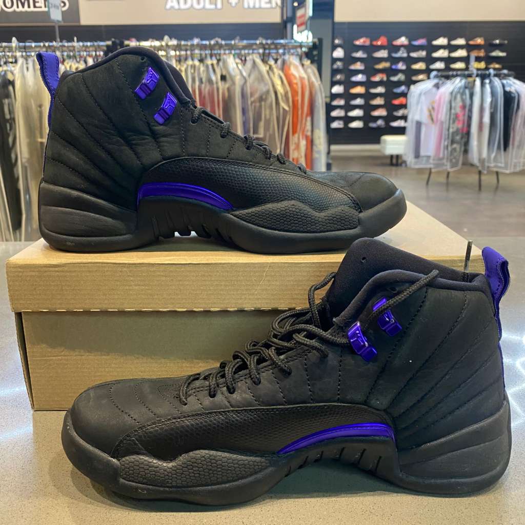 Jordan 12 Retro Black Dark Concord Size 9 CT8013-005 - Pre-Owned (Replacement Box)