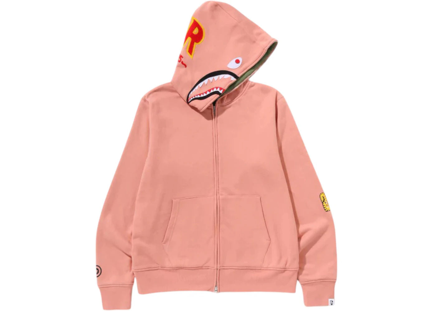 BAPE 2nd Shark Full Zip Hoodie (SS25) Pink