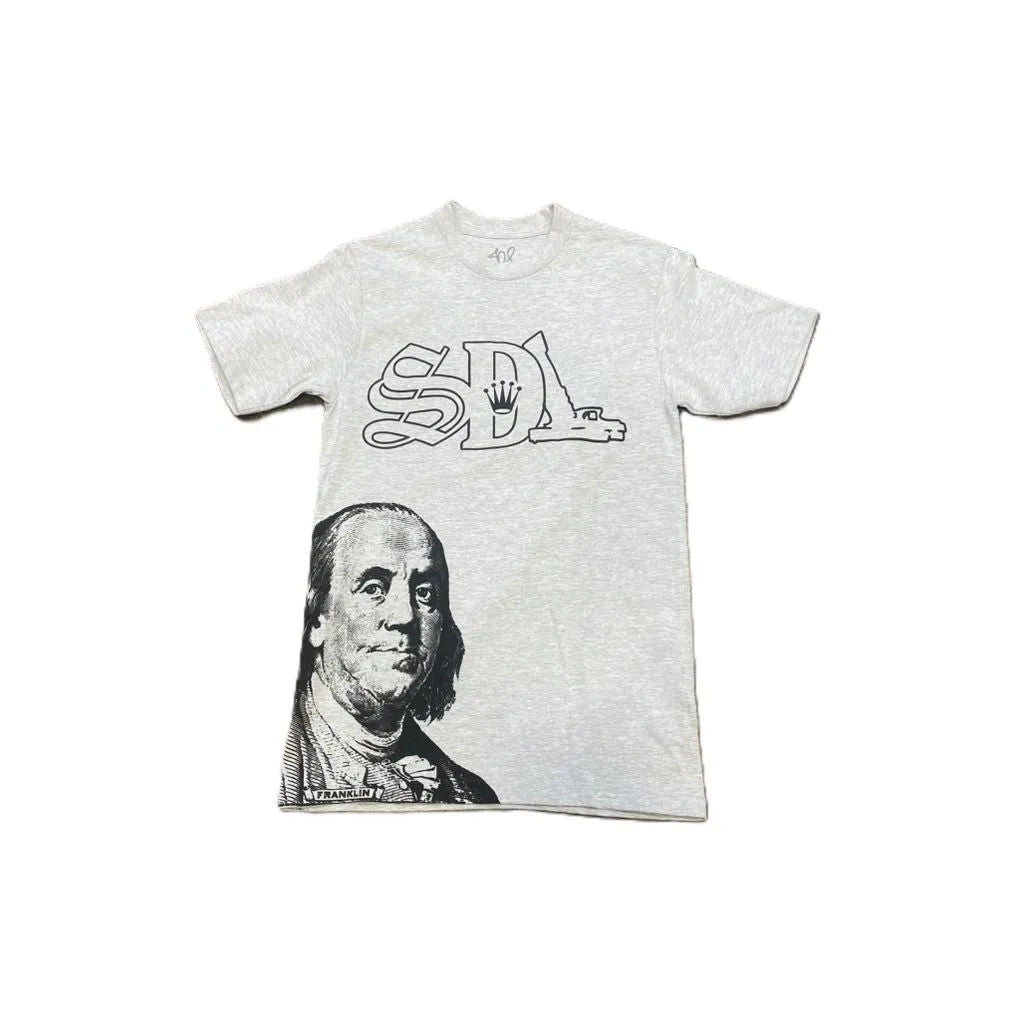 SDL G Crown Logo Benjamin Tee Grey/Black