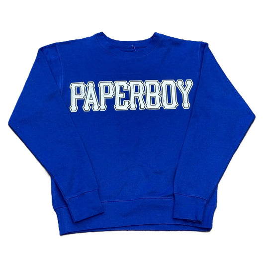 Paperboy Vintage Crewneck Blue