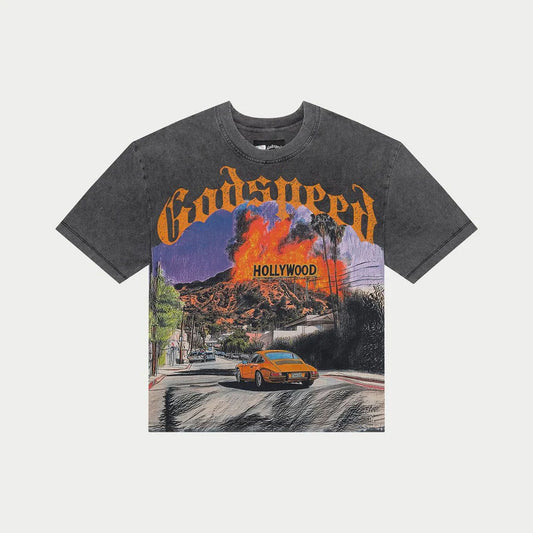 Godspeed Los Scandalous Tee Grey Wash