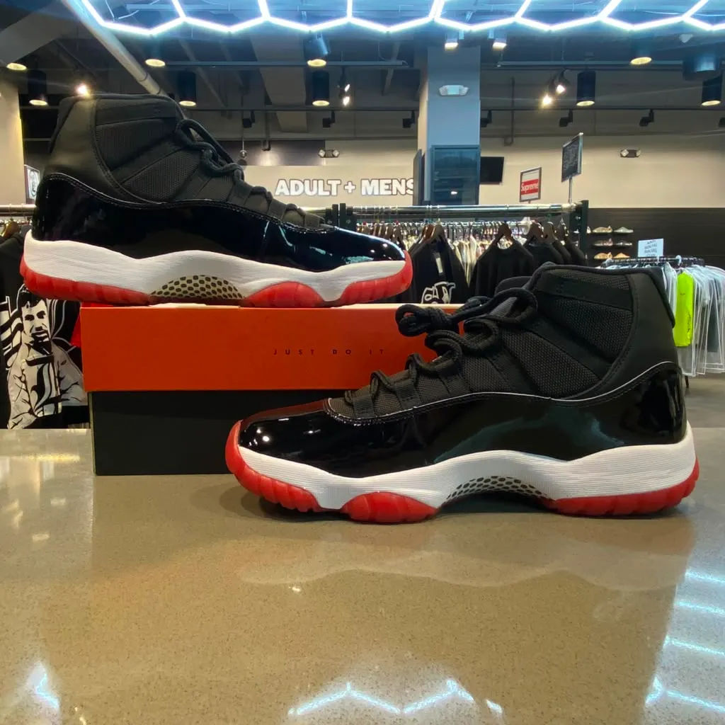 Jordan 11 Retro Playoffs Bred (2019) Size 12 378037-061 - Pre-Owned (Replacement Box)