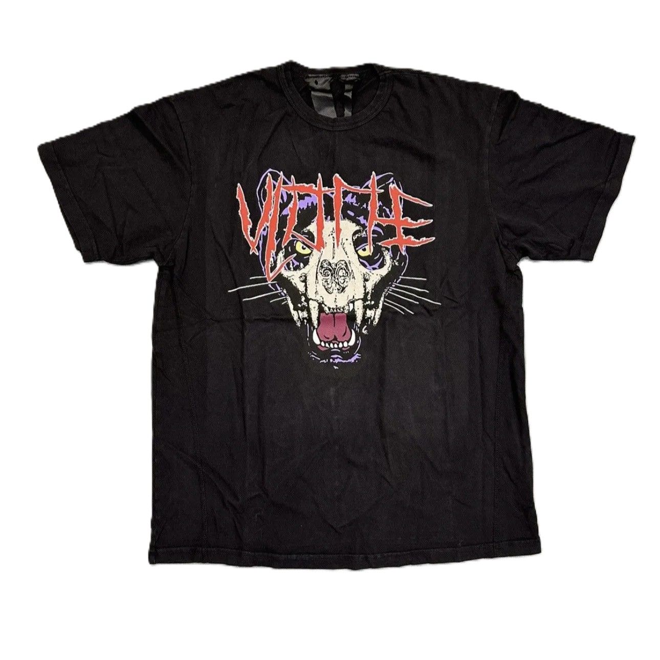 VLONE Panther Skull Tee Black