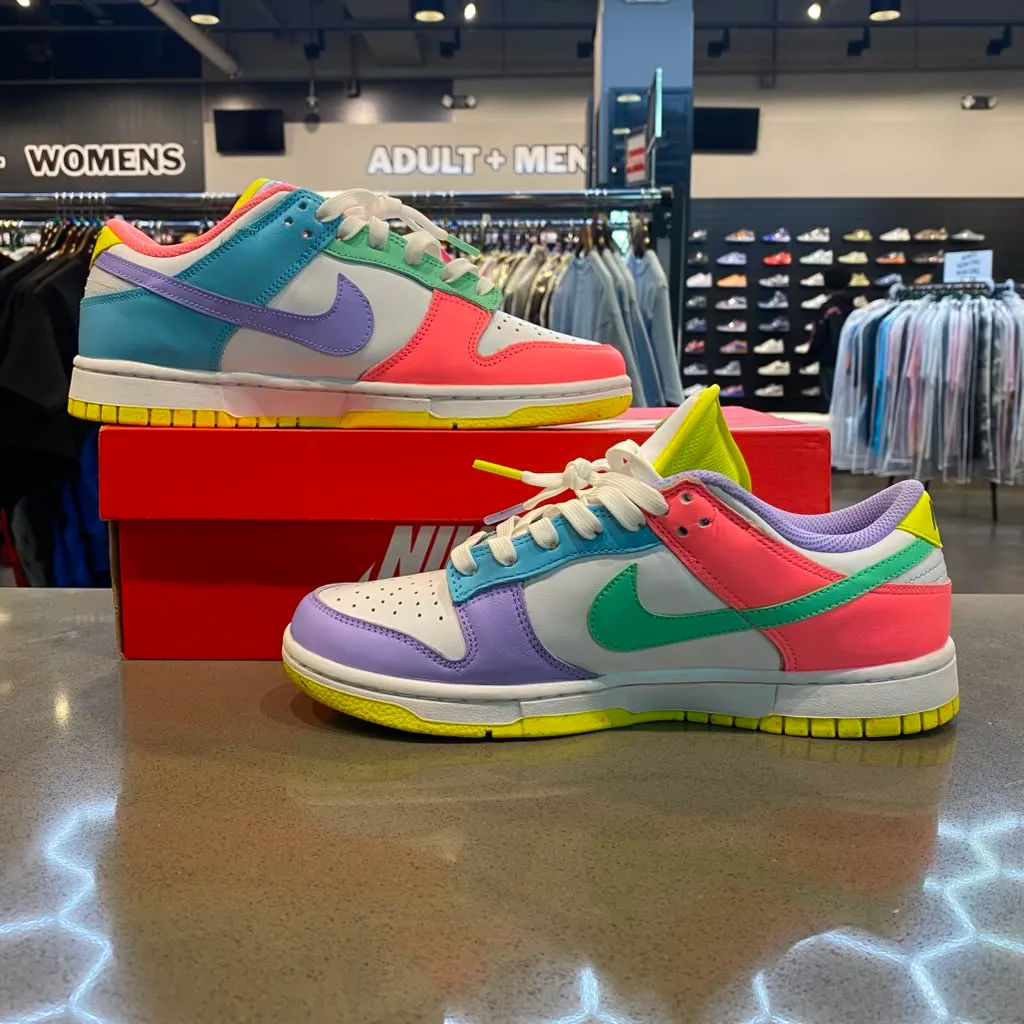 Nike Dunk Low SE Easter Candy (Women's) Size 8.5W DD1872-100 - Pre-Owned