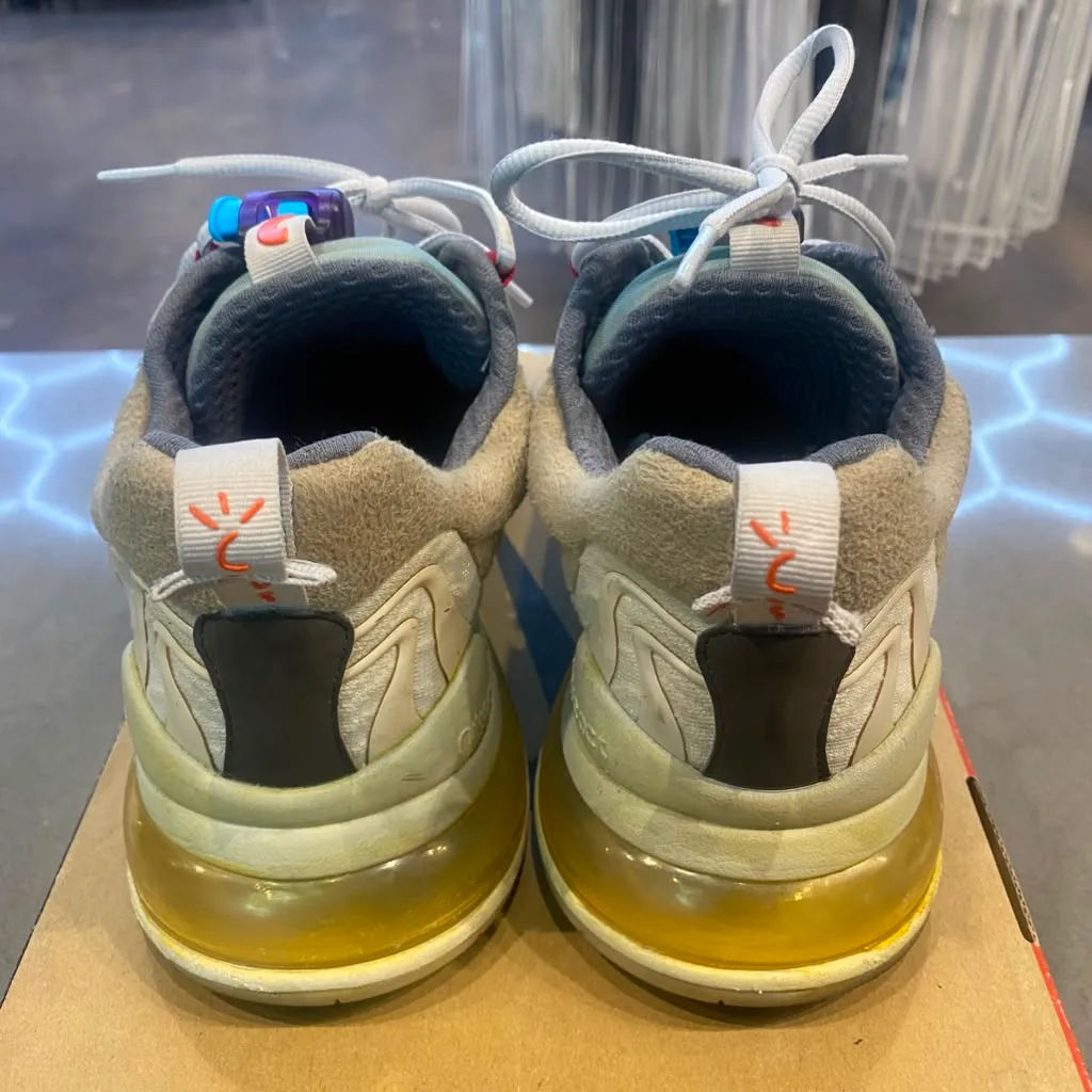 Nike Air Max 270 React ENG Travis Scott Cactus Trails Size 11 CT2864-200 - Pre-Owned