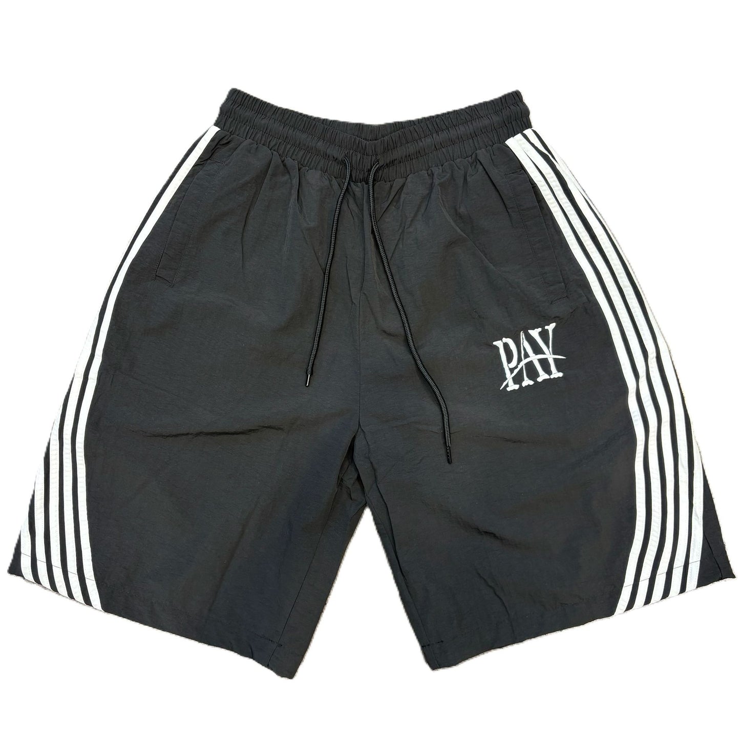 Paperboy Pay Stripe Shorts