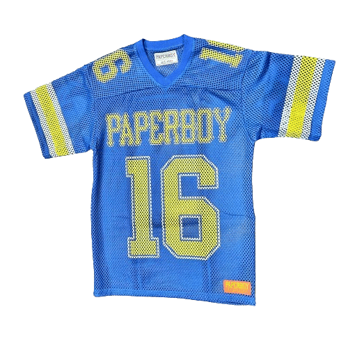 Paperboy Football Jersey Blue/Yellow
