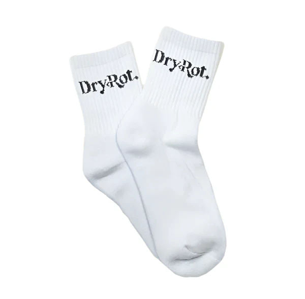 Dry Rot Classic Sock White