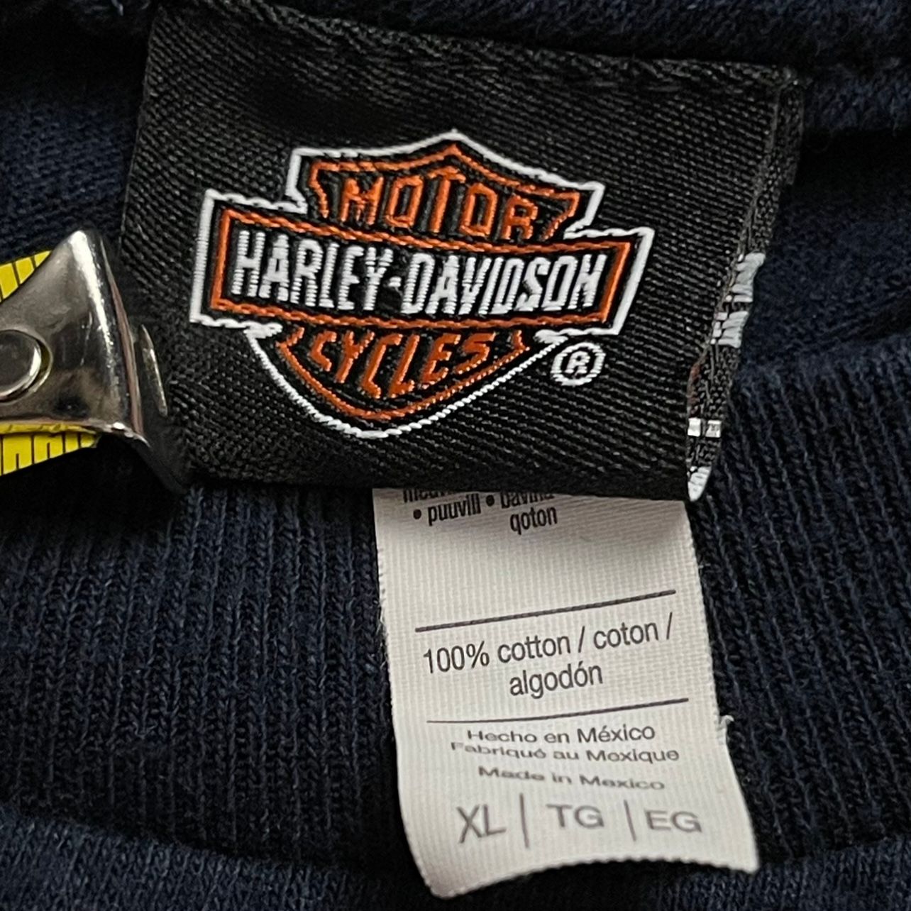 Vintage Harley-Davidson Military USA Eagle Long Sleeve T-Shirt - Used/Worn