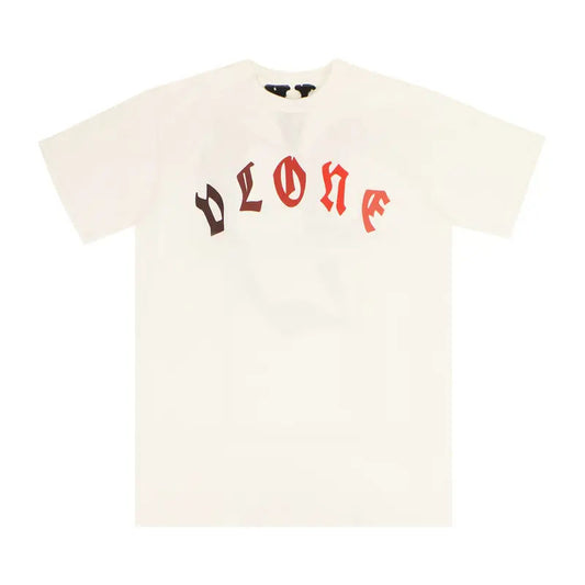 VLONE Logo Tee White/Marrow Red'