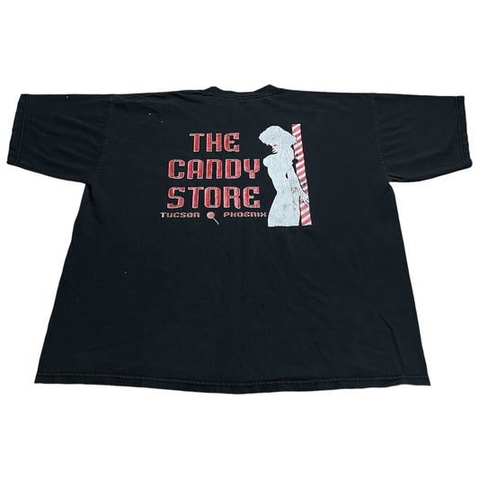 Vintage The Candy Store Strip T-Shirt - Used/Worn
