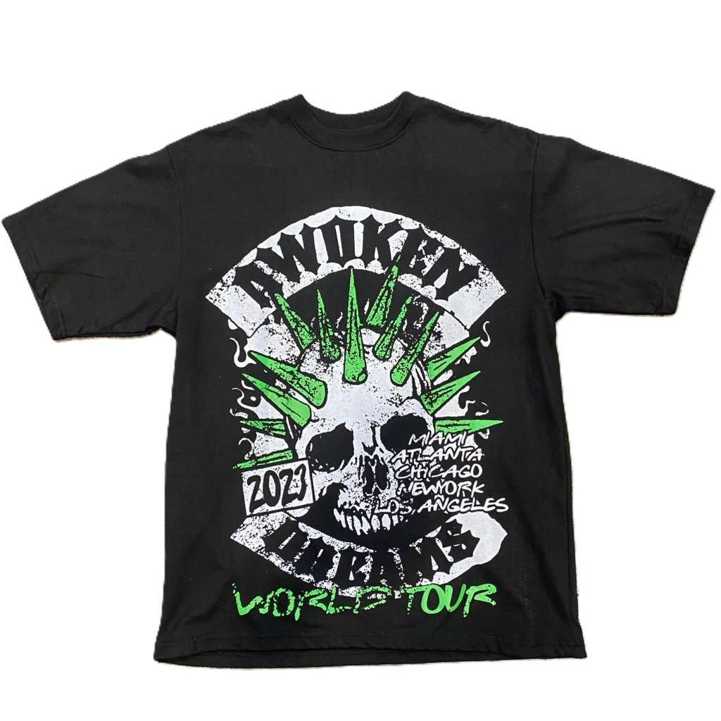 Spike Head Tee Black/Green