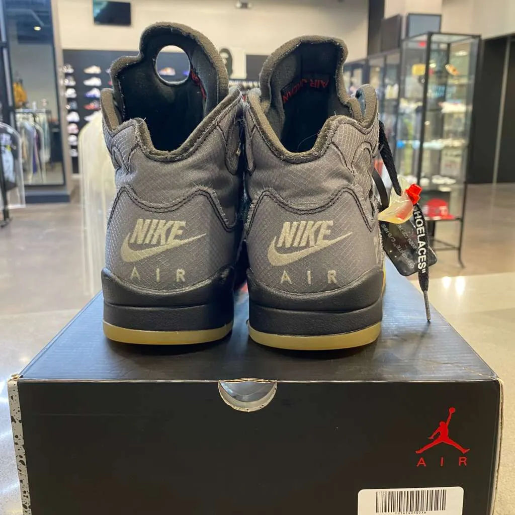 Jordan 5 Retro Off-White Muslin Size 9.5 CT8480-001 - Pre-Owned
