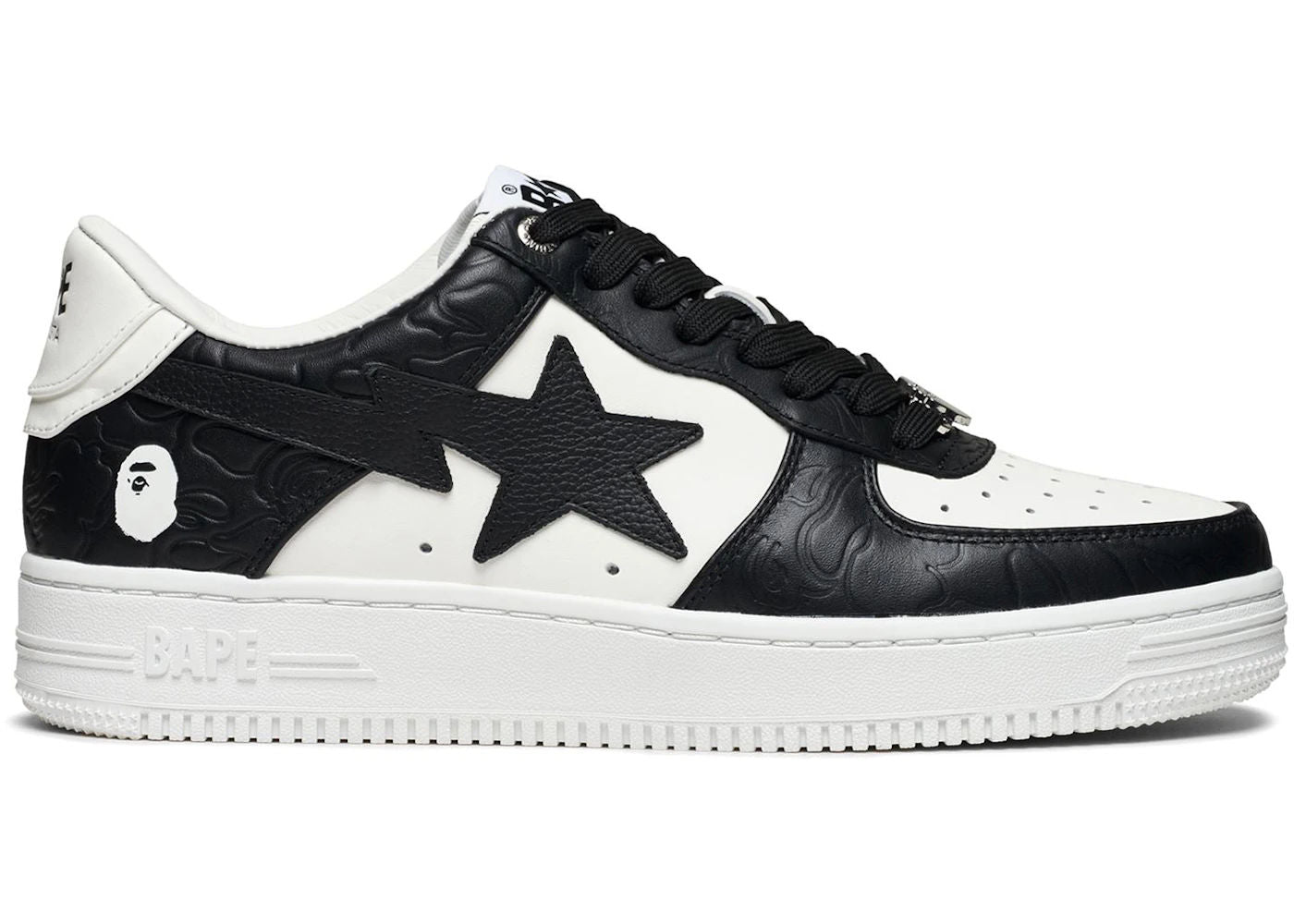 A Bathing Ape Bape Sta #4 Line Camo White Black