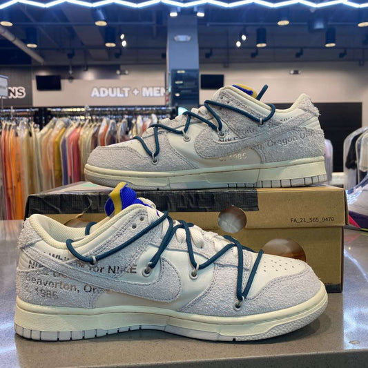Nike Dunk Low Off-White Lot 16 Size 7.5 DJ0950-111 - Pre-Owned
