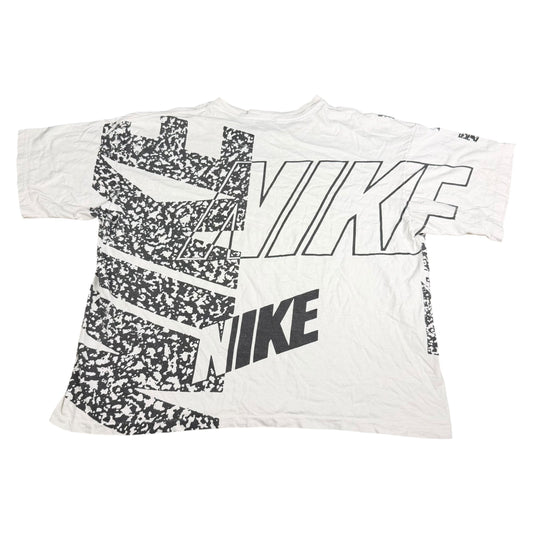 Vintage 90s Nike Big Logo AOP T-Shirt - Used/Worn