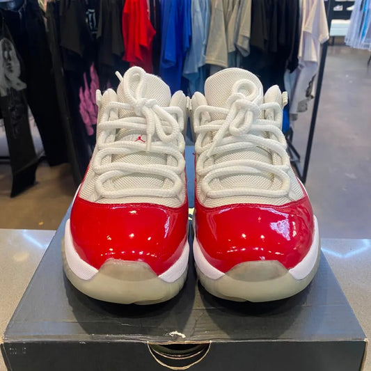 Jordan 11 Retro Low Cherry (2016) Size 9.5 528895-102 - Pre-Owned