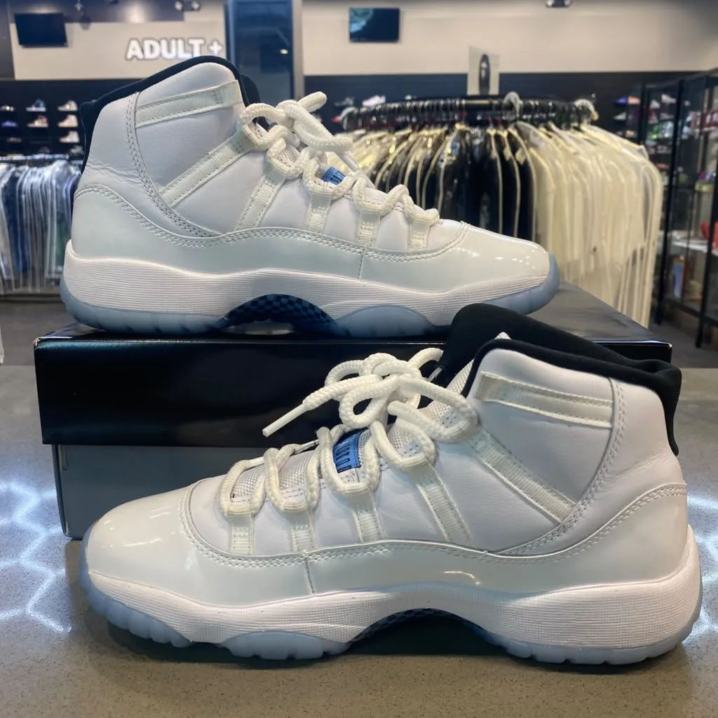 Jordan 11 Retro Legend Blue (2024) (GS) Size 7Y 378038-104 - Pre-Owned