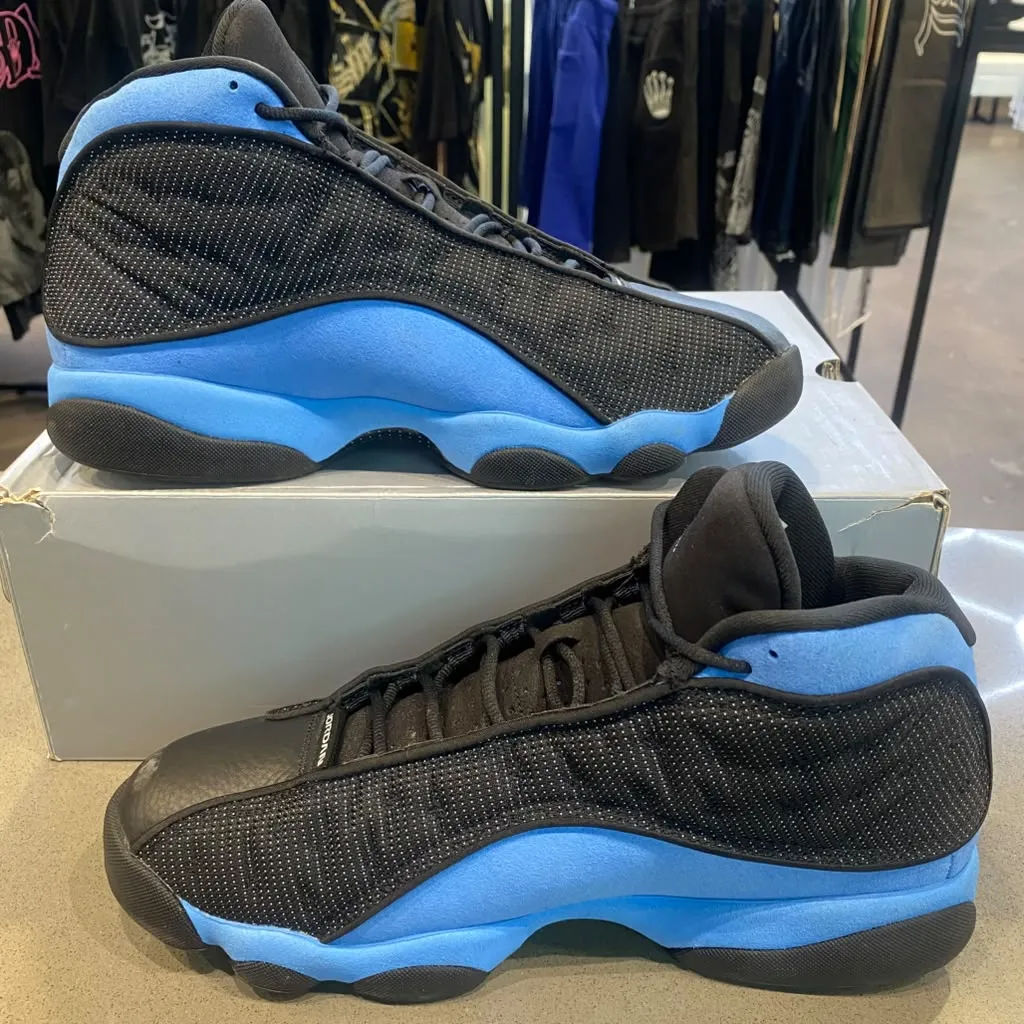 Jordan 13 Retro Black University Blue Size 12 DJ5982-041 - Pre-Owned