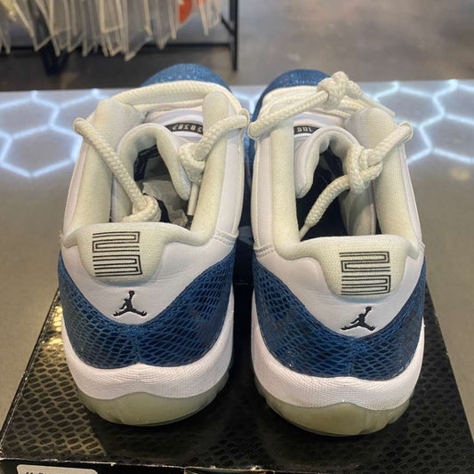 Jordan 11 Retro Low Snake Navy (2019) Size 8.5 CD6846-102 - Pre-Owned