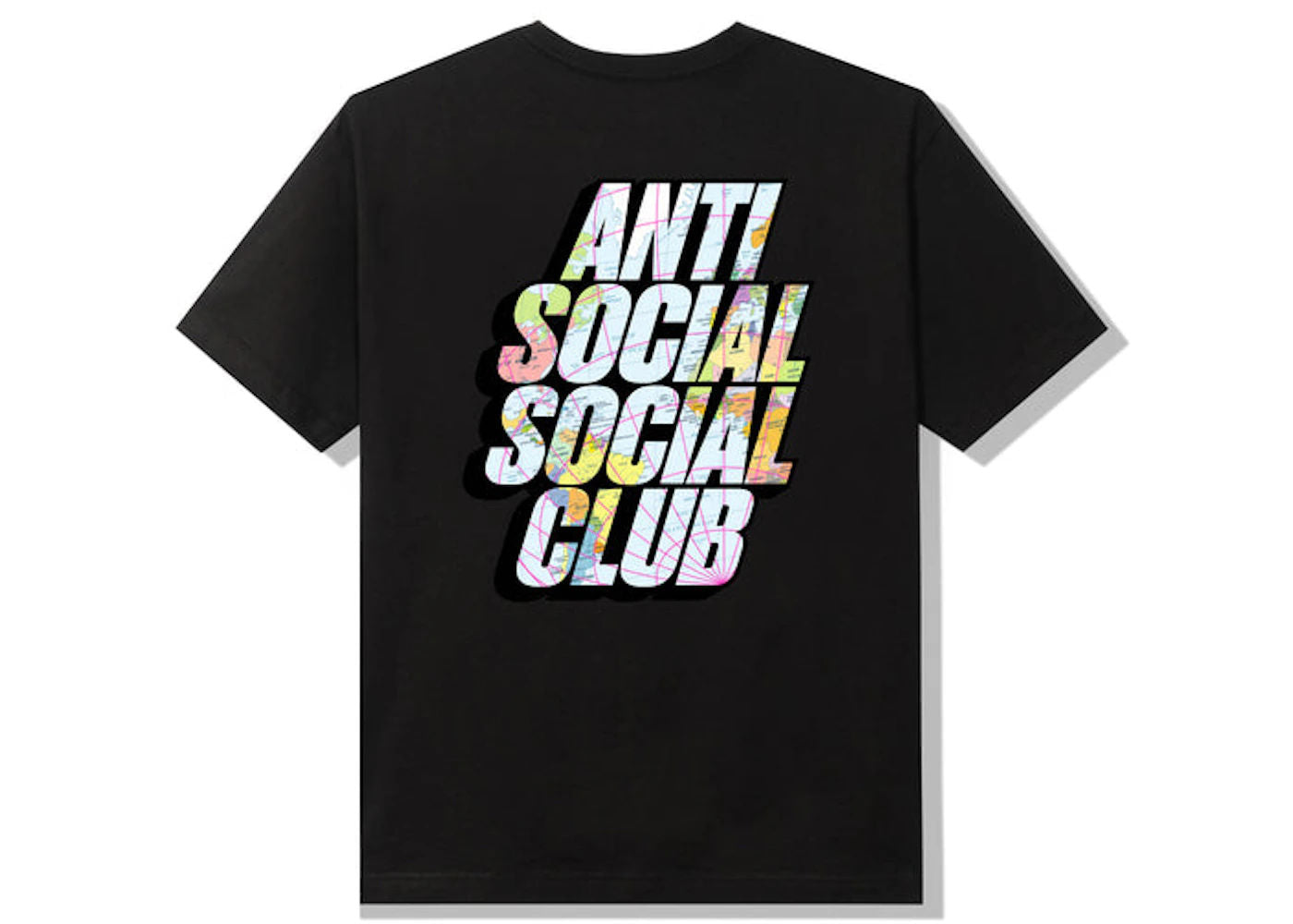 Anti Social Social Club Drop A Pin T-shirt Black