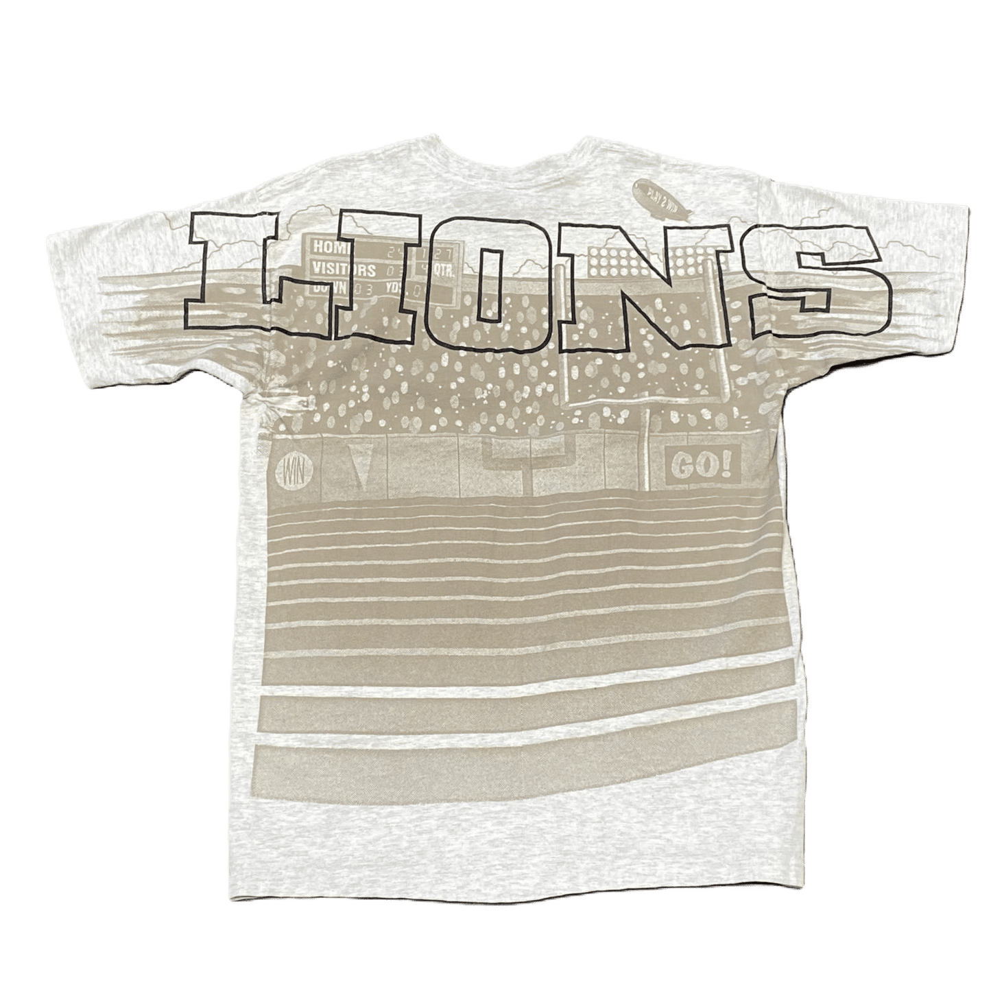 Vintage La Salle Lions Football AOP T-Shirt - Used/Worn