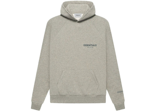 Fear of God Essentials Core Collection Pullover Hoodie Light Heather Oatmeal