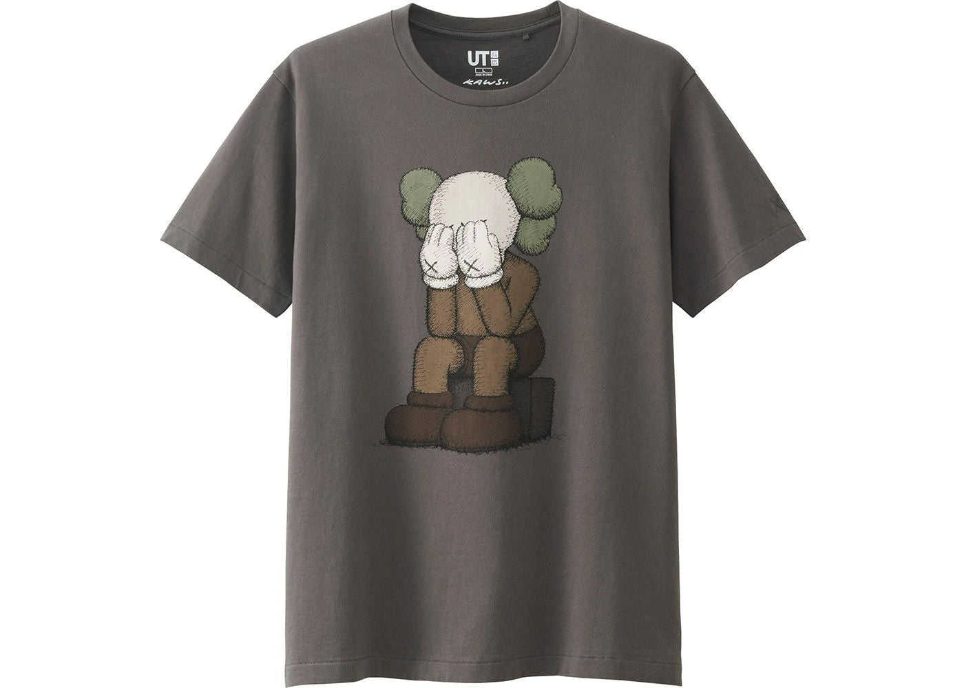 KAWS x Uniqlo Passing Through Tee Grey