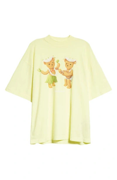 Dancing Bear Tee Yellow