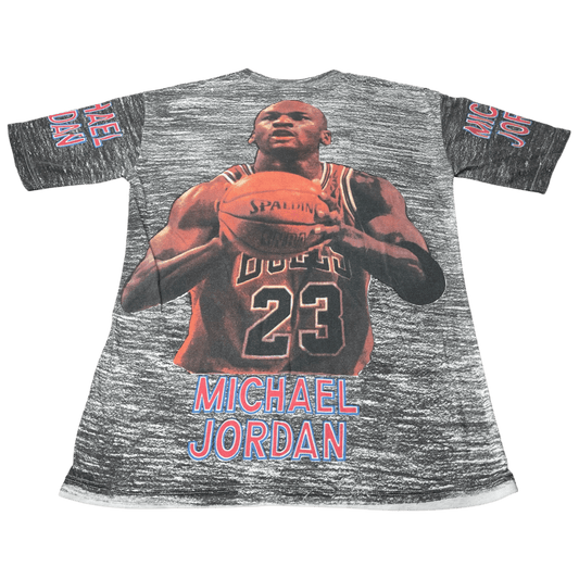 Vintage Michael Jordan AOP Basketball Rap-Style T-Shirt - Used/Worn