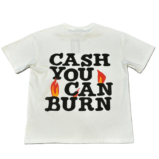 Cash You Burn Tee - White