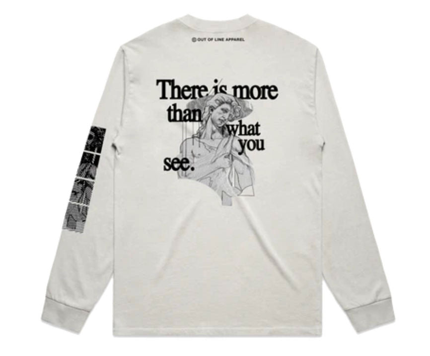 "There is More" Faded Bone LS Tee