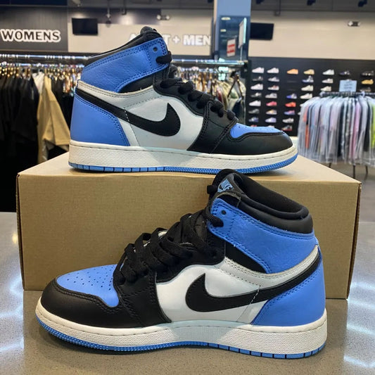 Jordan 1 Retro High OG UNC Toe (GS) Size 4.5Y FD1437-400 - Pre-Owned (Replacement Box)