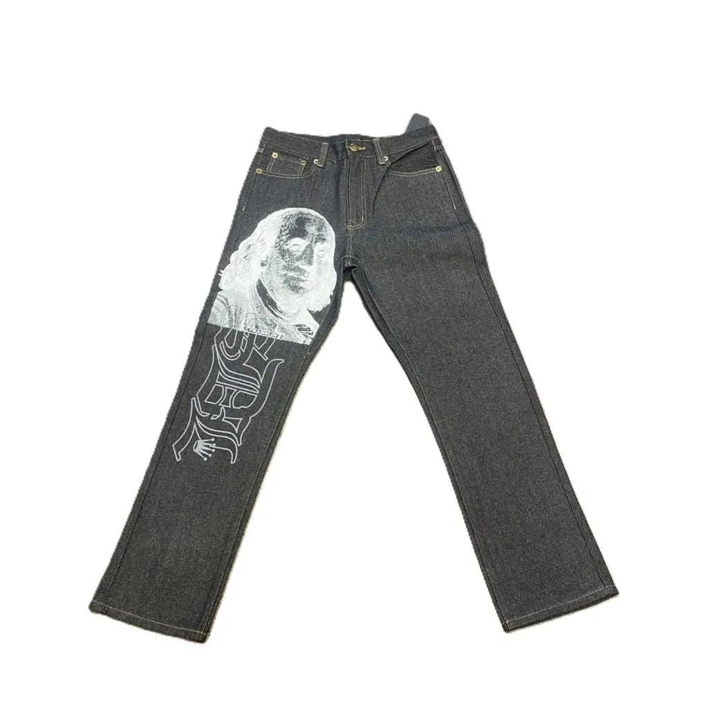 SDL White Benjamin White Script Black Jeans