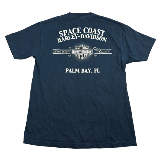 Vintage Harley-Davidson Motorcycles Space Coast Florida T-Shirt - Used/Worn
