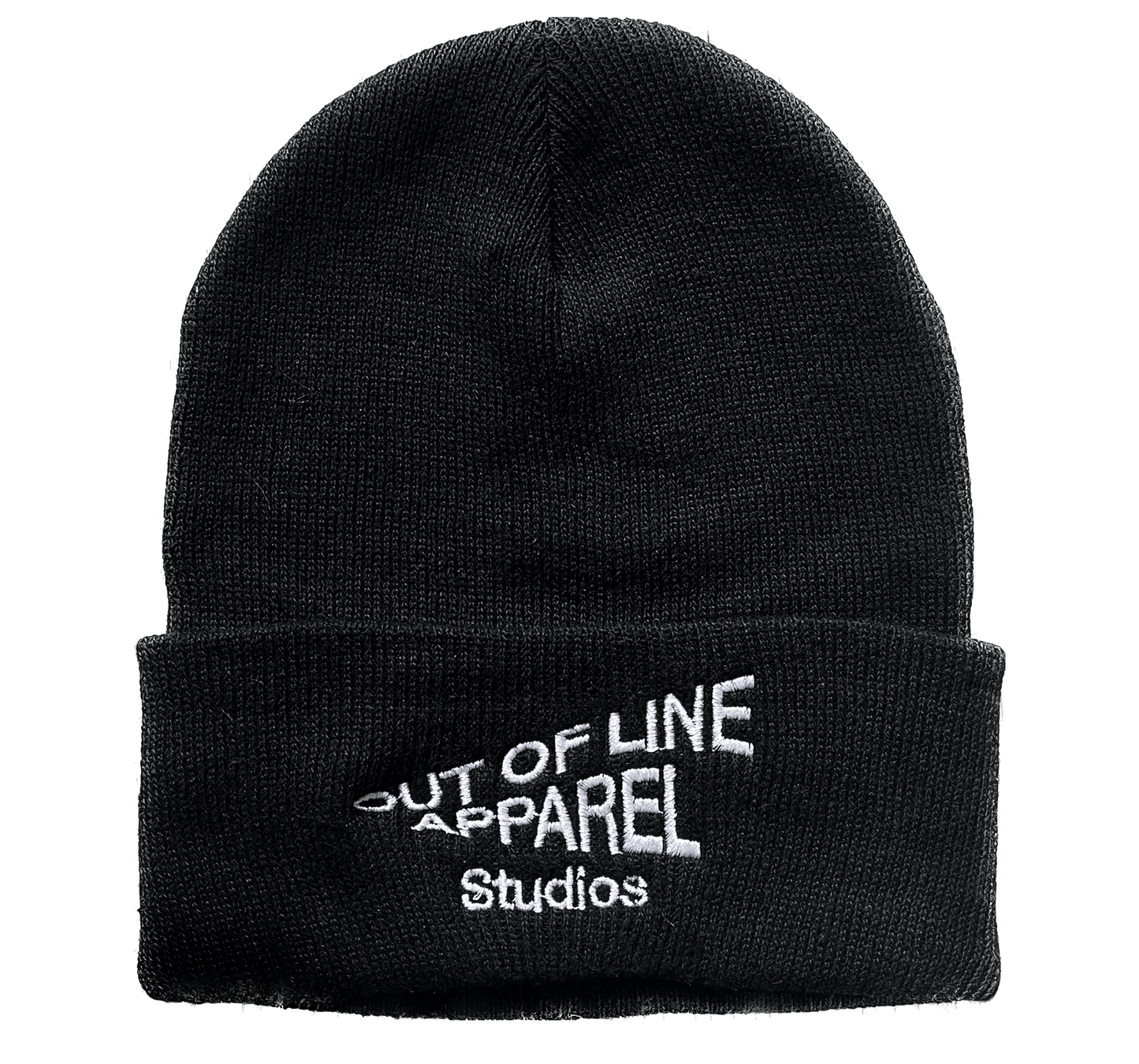 OUT OF LINE BLACK BEANIE