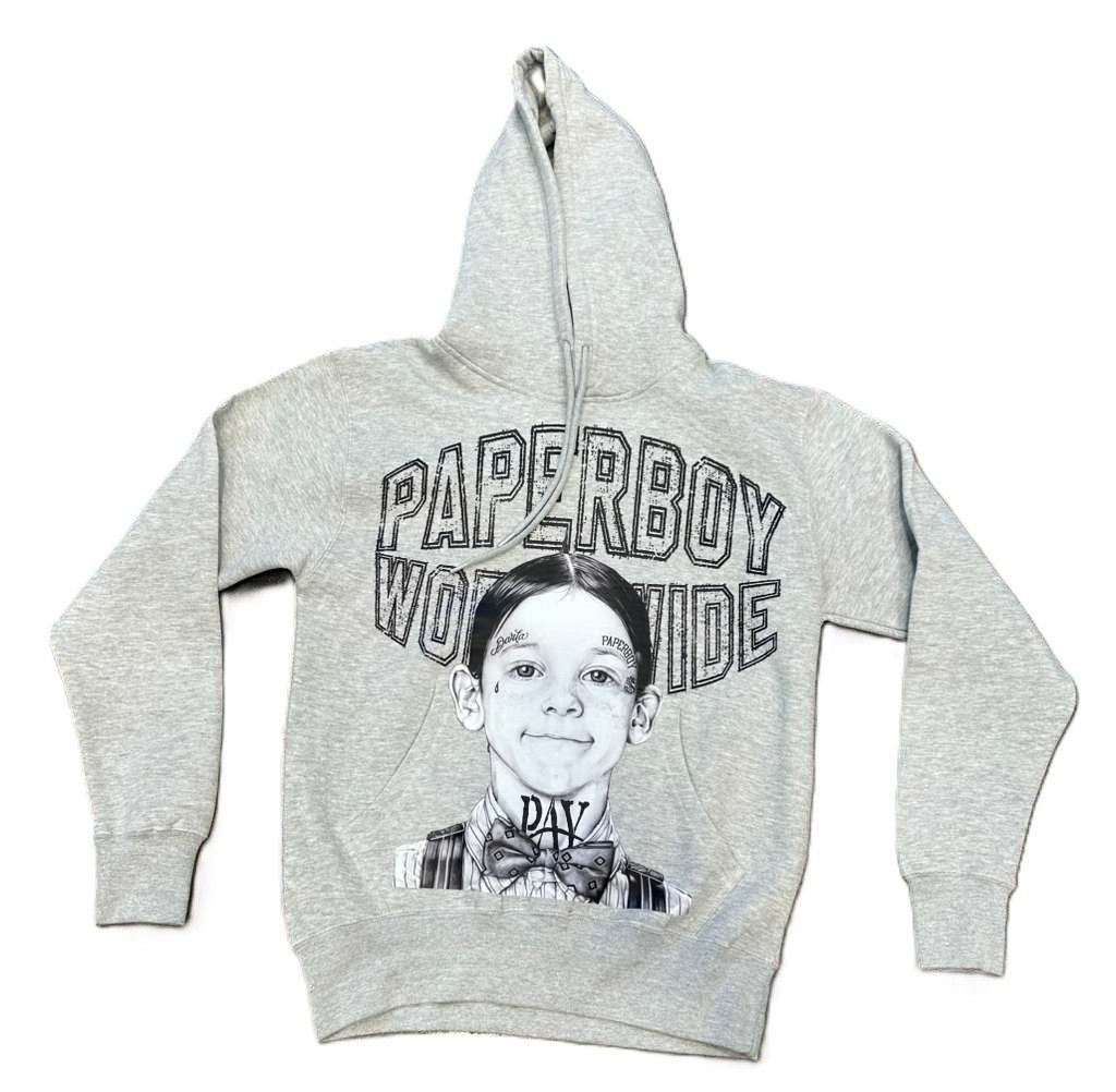 Paperboy Alfalfa Hoodie Gray/Black