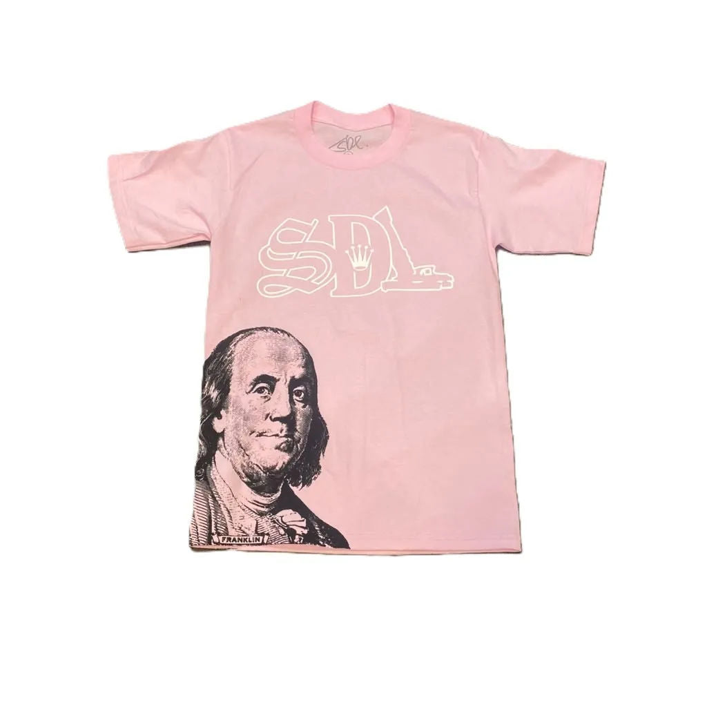 SDL G Crown Logo Benjamin Tee Pink/Black