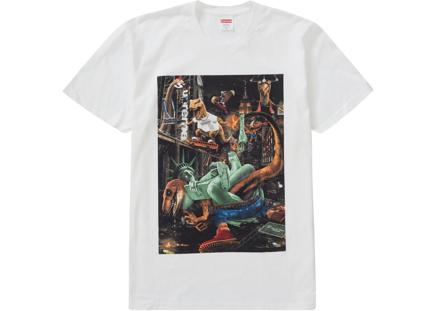Supreme T-Rex Tee White