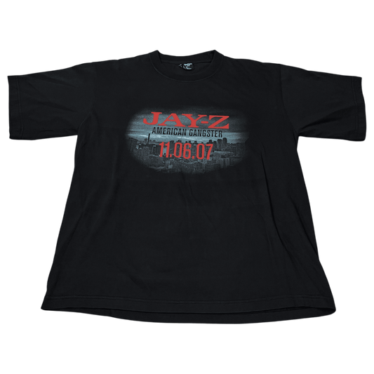 Jay-Z American Gangster 2007 Rap Music Album T-Shirt - Used