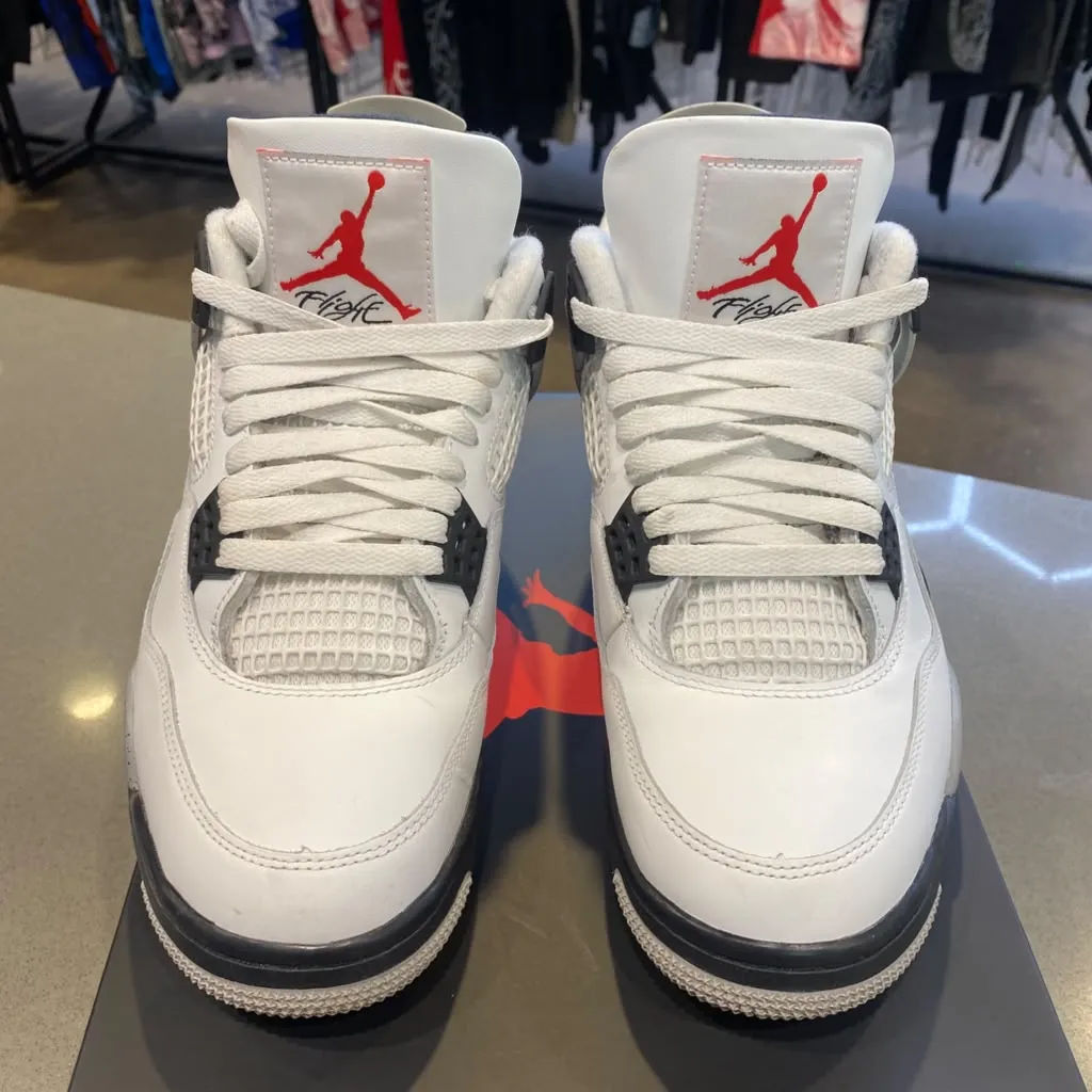 Jordan 4 Retro White Cement (2025) Size 9 FV5029-100 - Pre-Owned
