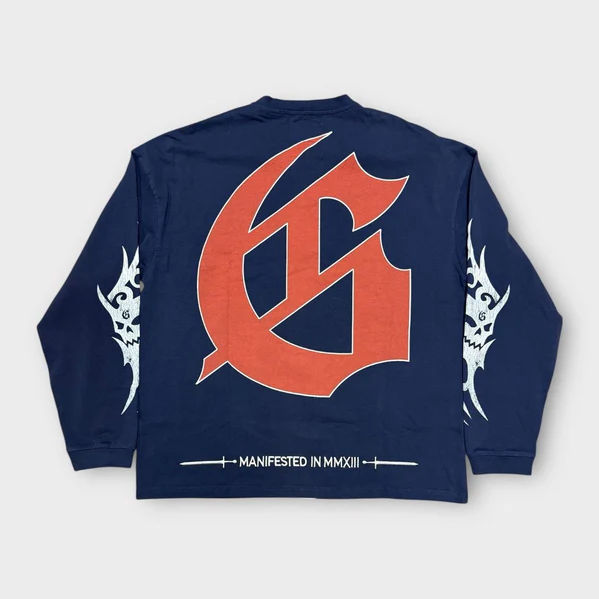 Godspeed Sea Sick L/S Tee Navy