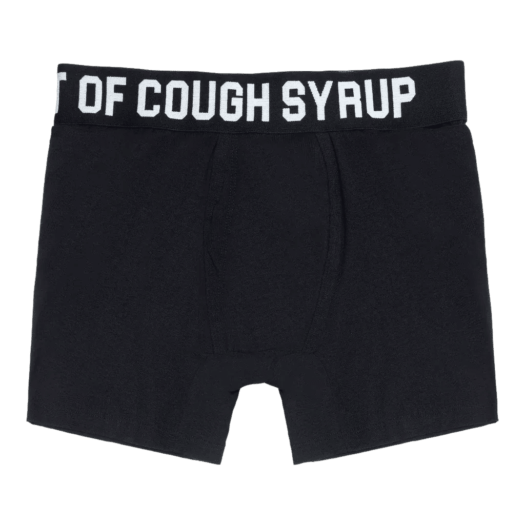 Awful Lot of Cough Syrup Boxers Black