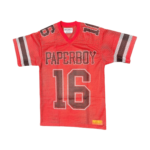 Paperboy Football Jersey Red/Black