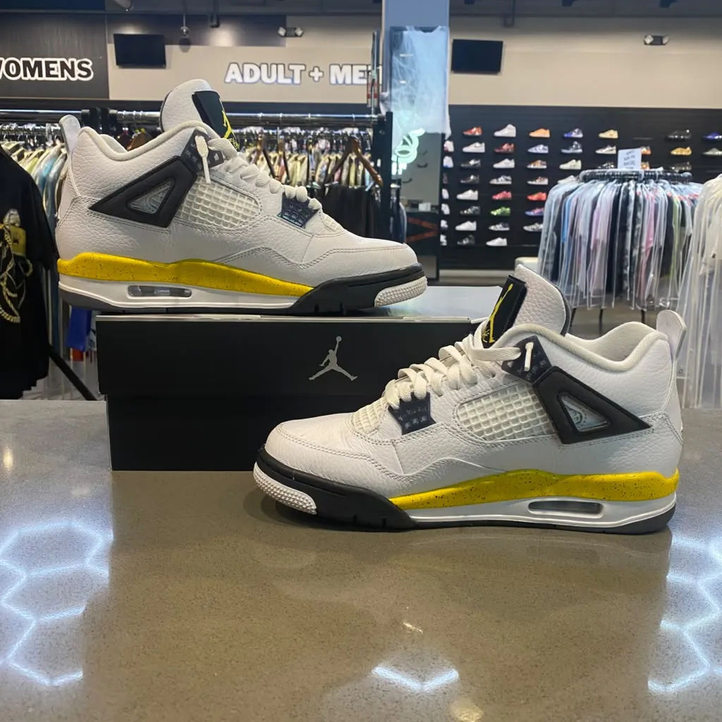 Jordan 4 Retro Rare Air Tour Yellow Size 8.5 IO2463-102 - Pre-Owned